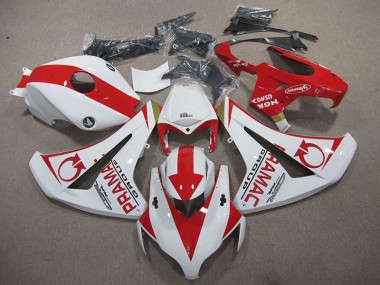 Carénage Moto Honda CBR 1000 RR 08-11 - Blanc Rouge PRAMAC