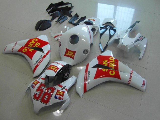 Carénage Moto Honda CBR 1000 RR 08-11 - Blanc San Carlo Carénage Moto Honda CBR 1000 RR 08-11 - Blanc San Carlo