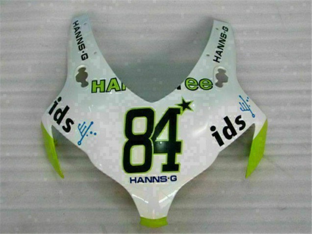 Carénage Moto Honda CBR 1000 RR 08-11 - Blanc Vert Hannspree 84 Carénage Moto Honda CBR 1000 RR 08-11 - Blanc Vert Hannspree 84