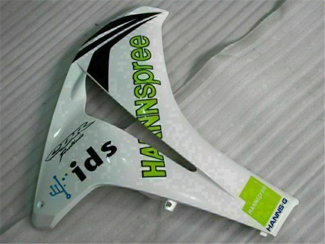 Carénage Moto Honda CBR 1000 RR 08-11 - Blanc Vert Hannspree 84 Carénage Moto Honda CBR 1000 RR 08-11 - Blanc Vert Hannspree 84