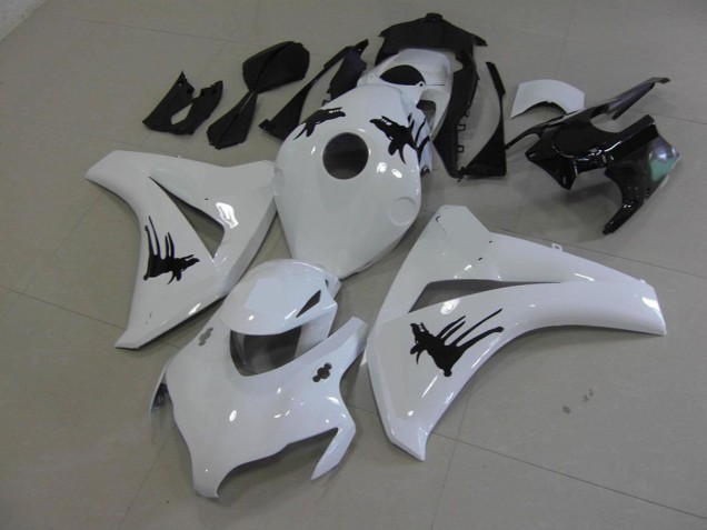 Carénage Moto Honda CBR 1000 RR 08-11 - Blanc avec Spécial Décalque