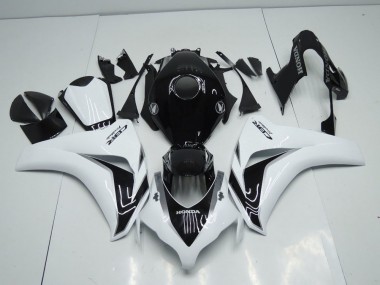 Carénage Moto Honda CBR 1000 RR 08-11 - Blanc et Noir Gris