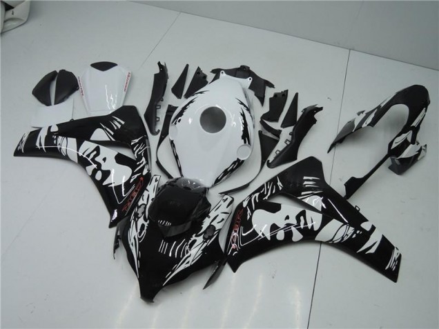 Carénage Moto Honda CBR 1000 RR 08-11 - Noir Blanc