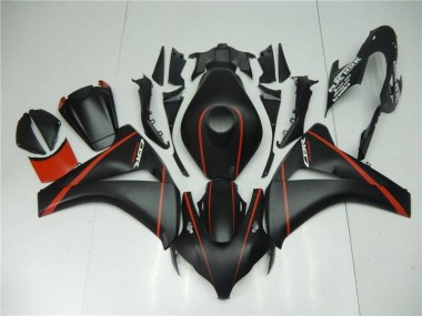 Carénage Moto Honda CBR 1000 RR 08-11 - Noir Mat Rouge