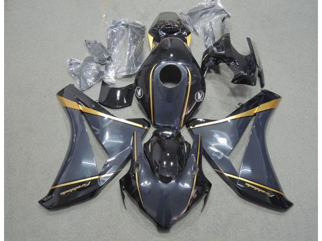 Carénage Moto Honda CBR 1000 RR 08-11 - Noir Or Fireblade