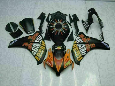 Carénage Moto Honda CBR 1000 RR 08-11 - Orange Noir