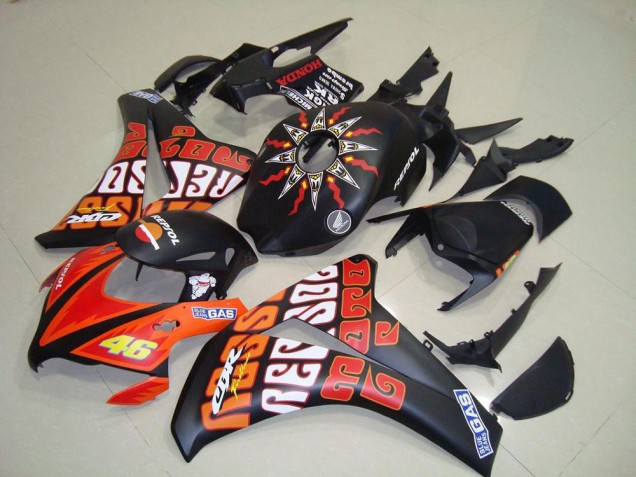 Carénage Moto Honda CBR 1000 RR 08-11 - Rossi Noir Mat Carénage Moto Honda CBR 1000 RR 08-11 - Rossi Noir Mat