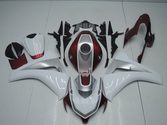 Carénage Moto Honda CBR 1000 RR 08-11 - Rouge Blanc et Argent Carénage Moto Honda CBR 1000 RR 08-11 - Rouge Blanc et Argent