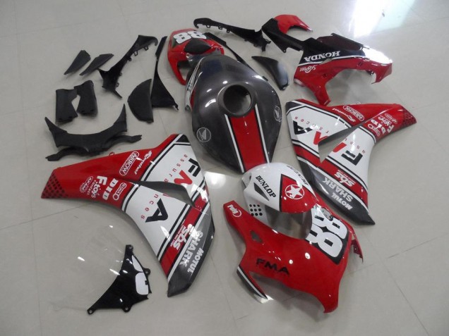 Carénage Moto Honda CBR 1000 RR 08-11 - Rouge et Gris Fma Carénage Moto Honda CBR 1000 RR 08-11 - Rouge et Gris Fma