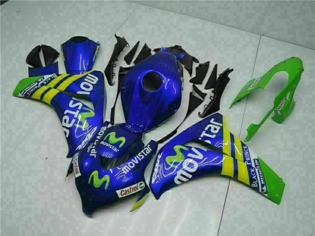 Carénage Moto Honda CBR 1000 RR 08-11 - Vert Bleu
