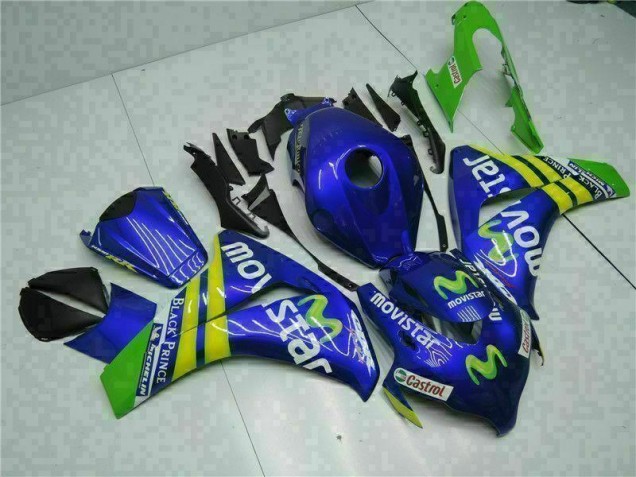 Carénage Moto Honda CBR 1000 RR 08-11 - Vert Bleu