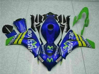 Carénage Moto Honda CBR 1000 RR 08-11 - Vert Bleu