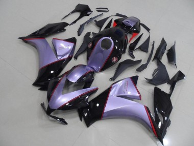 Carénage Moto Honda CBR 1000 RR 12-16 - Argent Gris avec Noir Brillant