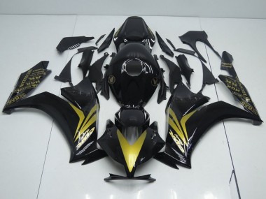 Carénage Moto Honda CBR 1000 RR 12-16 - Noir Brillant et Or