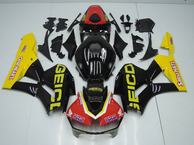 Carénage Moto Honda CBR 1000 RR 12-16 - Noir Rouge HRC Carénage Moto Honda CBR 1000 RR 12-16 - Noir Rouge HRC
