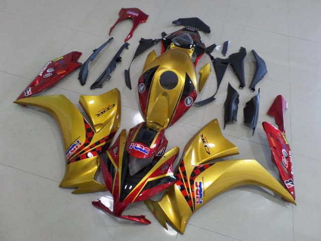 Carénage Moto Honda CBR 1000 RR 12-16 - Or et Dark Rouge Carénage Moto Honda CBR 1000 RR 12-16 - Or et Dark Rouge