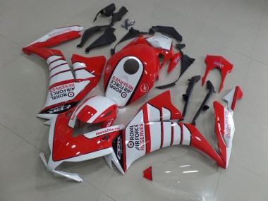 Carénage Moto Honda CBR 1000 RR 12-16 - Rouge avec Blanc Wing