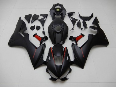 Carénage Moto Honda CBR 1000 RR 17-23 - Noir avec Rouge Fireblade