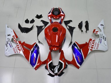 Carénage Moto Honda CBR 1000 RR 17-23 - Rouge Bleu HRC