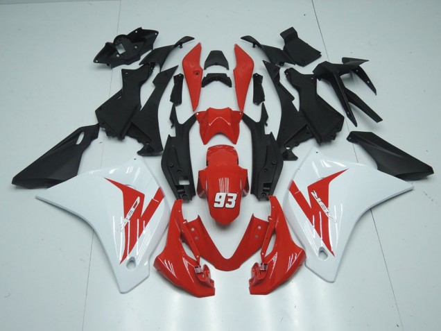 Carénage Moto Honda CBR 125 R 11-13 - Rouge Blanc 93 Carénage Moto Honda CBR 125 R 11-13 - Rouge Blanc 93