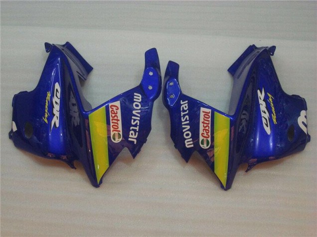 Carénage Moto Honda CBR 600 F3 95-98 - Bleu Movistar Castrol Carénage Moto Honda CBR 600 F3 95-98 - Bleu Movistar Castrol