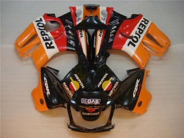 Carénage Moto Honda CBR 600 F3 95-98 - Noir Orange Repsol