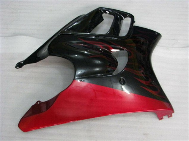 Carénage Moto Honda CBR 600 F3 95-98 - Noir Rouge Flamme Carénage Moto Honda CBR 600 F3 95-98 - Noir Rouge Flamme