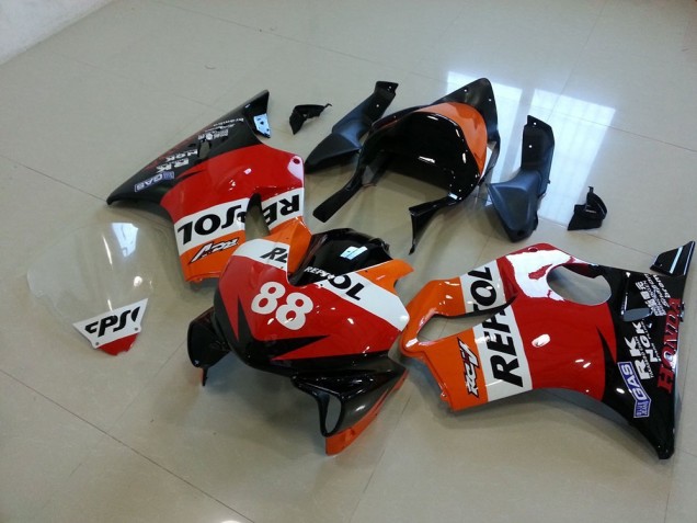 Carénage Moto Honda CBR 600 F4i 01-03 - Courses Repsol 88 Carénage Moto Honda CBR 600 F4i 01-03 - Courses Repsol 88