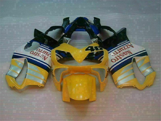 Carénage Moto Honda CBR 600 F4i 01-03 - Jaune Argent Nastro Azzurro Carénage Moto Honda CBR 600 F4i 01-03 - Jaune Argent Nastro Azzurro