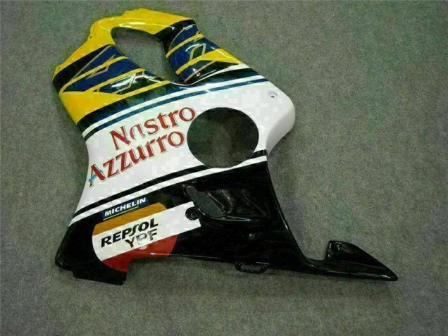 Carénage Moto Honda CBR 600 F4i 01-03 - Jaune Blanc Carénage Moto Honda CBR 600 F4i 01-03 - Jaune Blanc