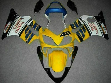 Carénage Moto Honda CBR 600 F4i 01-03 - Jaune Blanc