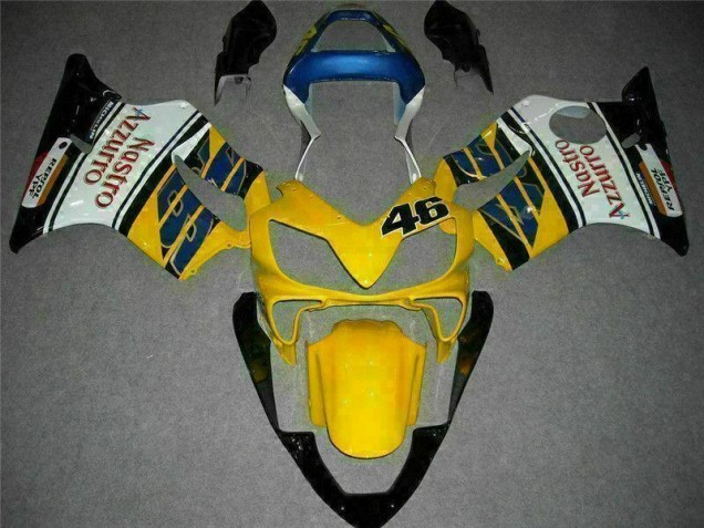 Carénage Moto Honda CBR 600 F4i 01-03 - Jaune Blanc Carénage Moto Honda CBR 600 F4i 01-03 - Jaune Blanc
