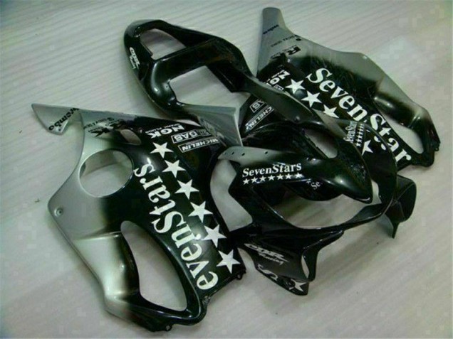 Carénage Moto Honda CBR 600 F4i 01-03 - Noir Argent SevenStarss Carénage Moto Honda CBR 600 F4i 01-03 - Noir Argent SevenStarss