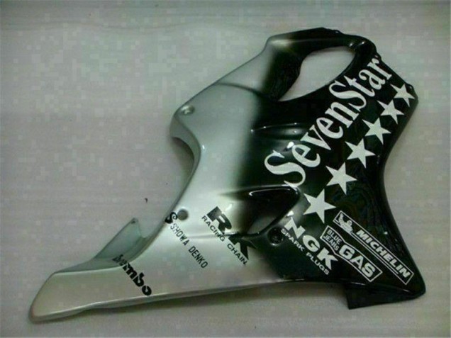 Carénage Moto Honda CBR 600 F4i 01-03 - Noir Argent SevenStarss Carénage Moto Honda CBR 600 F4i 01-03 - Noir Argent SevenStarss