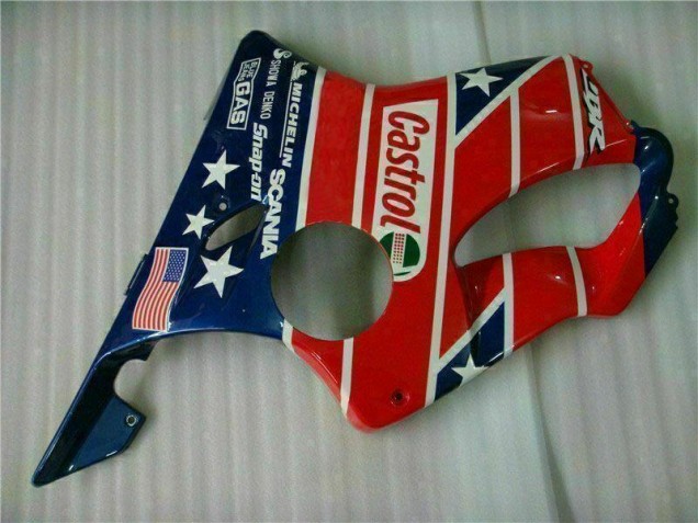Carénage Moto Honda CBR 600 F4i 01-03 - Rouge Blanc Bleu Castrol Cycle World Carénage Moto Honda CBR 600 F4i 01-03 - Rouge Blanc Bleu Castrol Cycle World