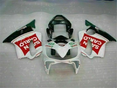 Carénage Moto Honda CBR 600 F4i 01-03 - Rouge Blanc Noir San Carlo