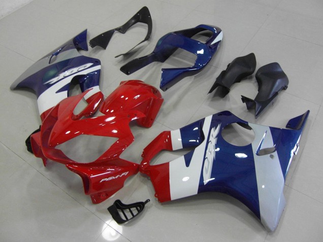 Carénage Moto Honda CBR 600 F4i 01-03 - Rouge Bleu Argent Carénage Moto Honda CBR 600 F4i 01-03 - Rouge Bleu Argent