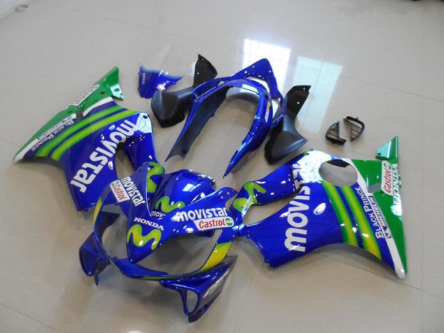 Carénage Moto Honda CBR 600 F4i 04-07 - Bleu Movistar Castrol Carénage Moto Honda CBR 600 F4i 04-07 - Bleu Movistar Castrol