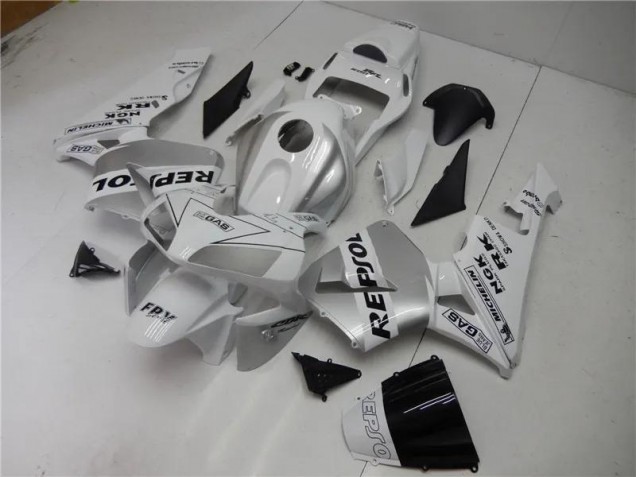 Carénage Moto Honda CBR 600 RR 03-04 - Argent Blanc Noir Repsol Carénage Moto Honda CBR 600 RR 03-04 - Argent Blanc Noir Repsol