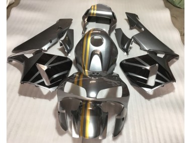 Carénage Moto Honda CBR 600 RR 03-04 - Argent Or Noir