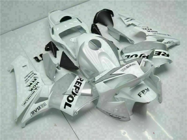 Carénage Moto Honda CBR 600 RR 03-04 - Blanc Argent Repsol Carénage Moto Honda CBR 600 RR 03-04 - Blanc Argent Repsol