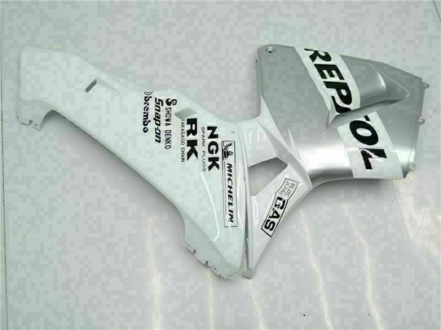 Carénage Moto Honda CBR 600 RR 03-04 - Blanc Argent Repsol Carénage Moto Honda CBR 600 RR 03-04 - Blanc Argent Repsol