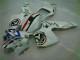 Carénage Moto Honda CBR 600 RR 03-04 - Blanc Bleu R 2