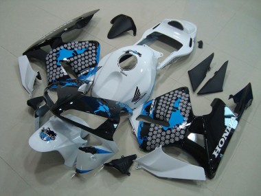Carénage Moto Honda CBR 600 RR 03-04 - Blanc Noir Bleu