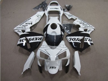 Carénage Moto Honda CBR 600 RR 03-04 - Blanc Noir Repsol