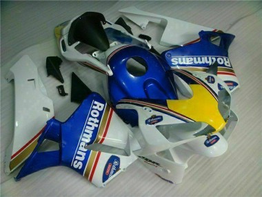 Carénage Moto Honda CBR 600 RR 03-04 - Bleu Blanc Rothmans