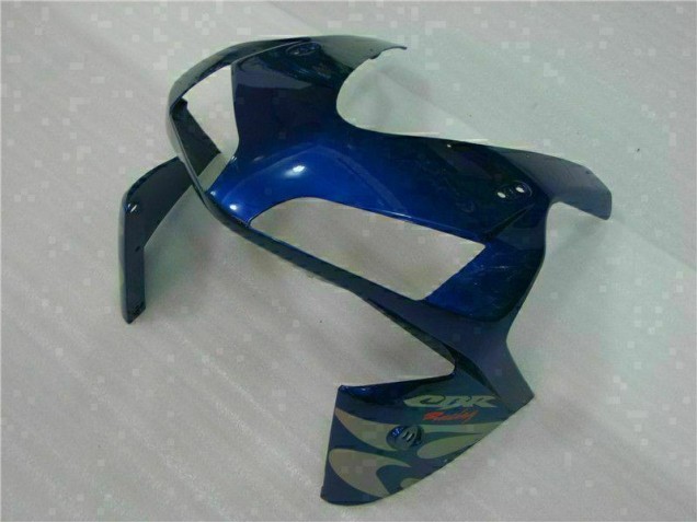 Carénage Moto Honda CBR 600 RR 03-04 - Bleu avec Argent Flamme