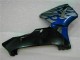 Carénage Moto Honda CBR 600 RR 03-04 - Bleu avec Argent Flamme