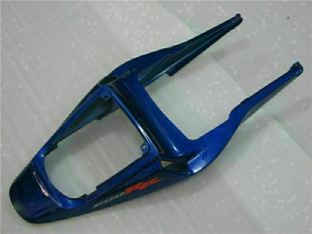 Carénage Moto Honda CBR 600 RR 03-04 - Bleu avec Argent Flamme