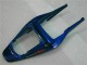 Carénage Moto Honda CBR 600 RR 03-04 - Bleu avec Argent Flamme